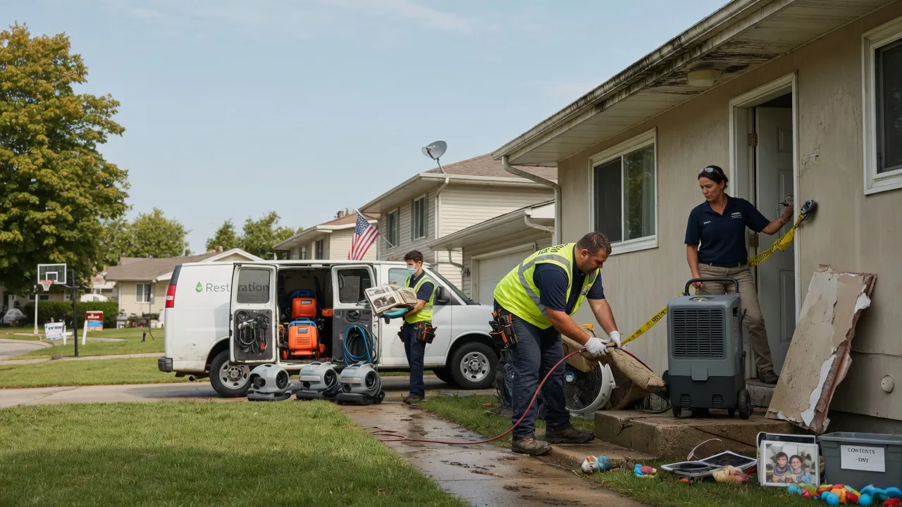 Water Damage Restoration in Bringhurst, IN near me